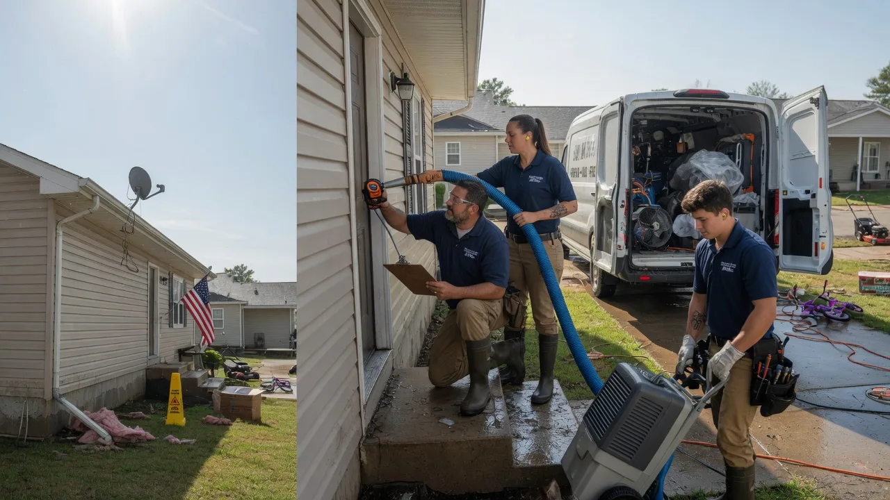 Ceiling Water Damage Restoration in Linton, IN near me